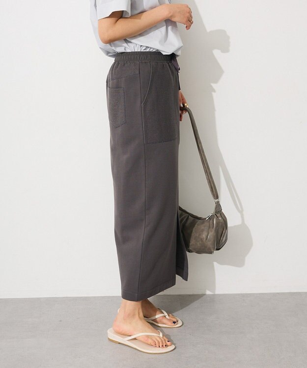 CRAFT STANDARD BOUTIQUE カットソーIラインスカート Dark Gray