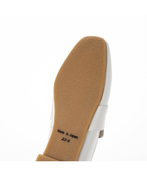 ing <ing>【WEB限定】レザーベルトローファー ホワイト