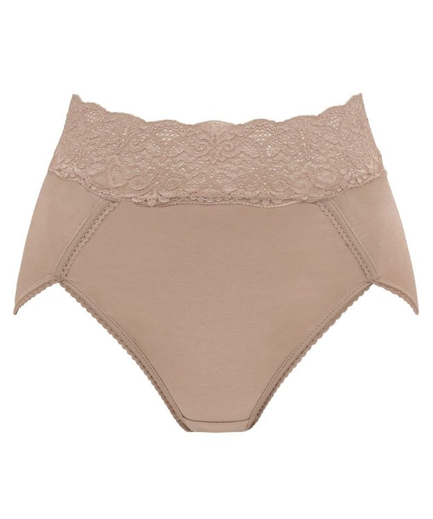 BRADELIS New York 【BRADELIS New York / 育尻・伸びる・綿混・深め】モモパンツ・ハイレグショーツ#303 シリーズ140万枚突破 補正ショーツ モカベージュ2