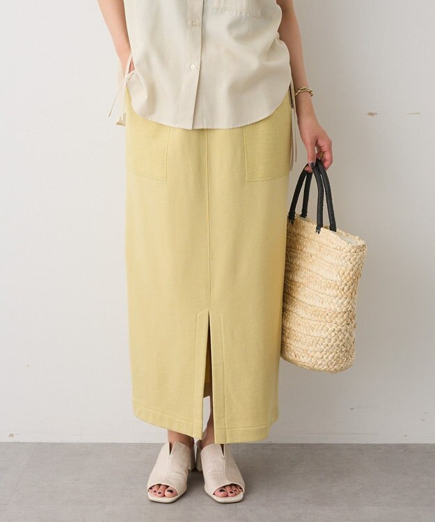 CRAFT STANDARD BOUTIQUE カットソーIラインスカート Yellow