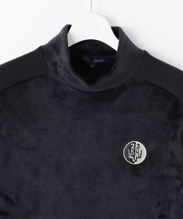 23区GOLF 【WOMEN】シルキーボンバー モックネック ネイビー系