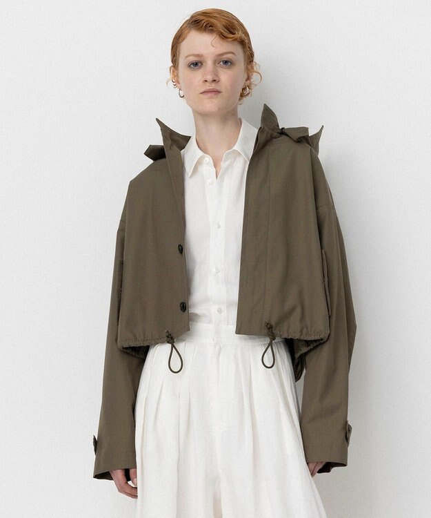 NAVE 【Nave・撥水加工】オーガニックギャバ ジャケット カーキ系