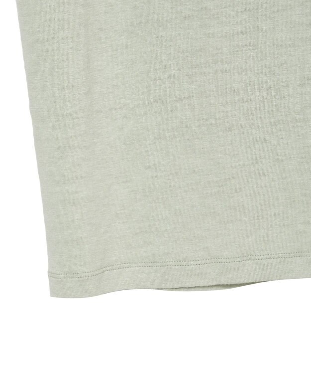 JOSEPH 【洗える】リネンジャージー　キャップスリーブトップス Matcha