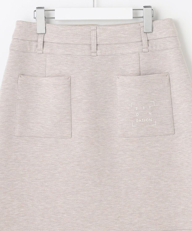 23区GOLF 【23Fondation/WOMEN】スクエアスカート ベージュ系