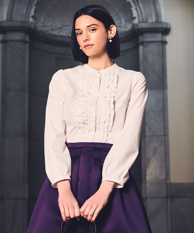 TOCCA 【洗える！】PARADE ブラウス ホワイト系