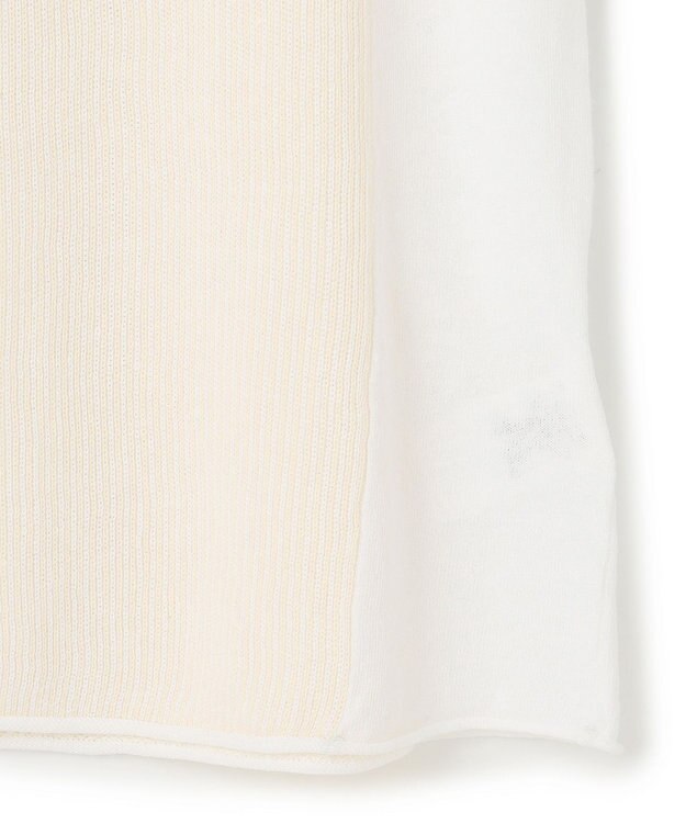 JOSEPH 【洗える】リネンコットン　ニットTEE Ivory