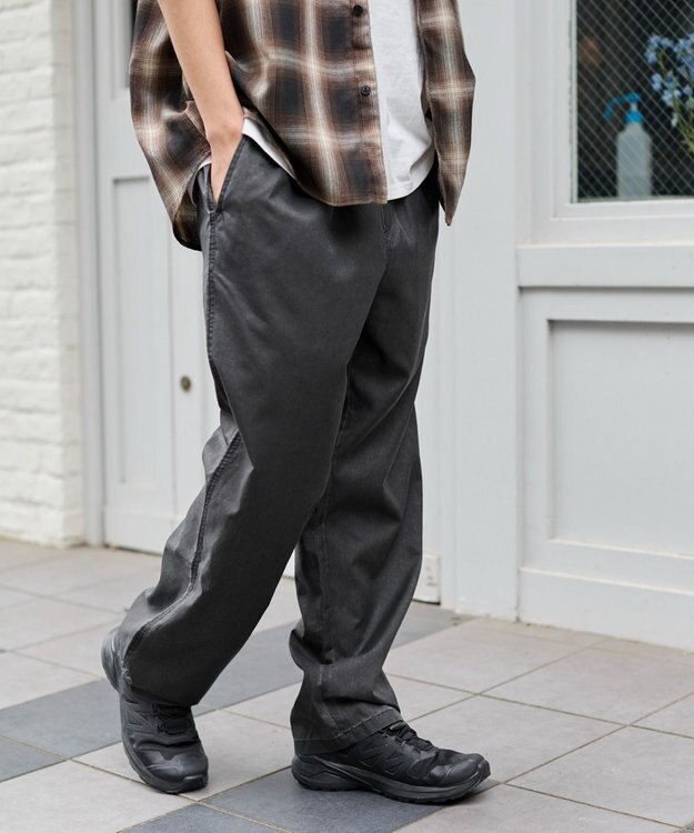 WEGO 【ウエストゴム/ドライ/速乾/MLサイズ展開】ピグメントDRYイージーパンツ グレーその他