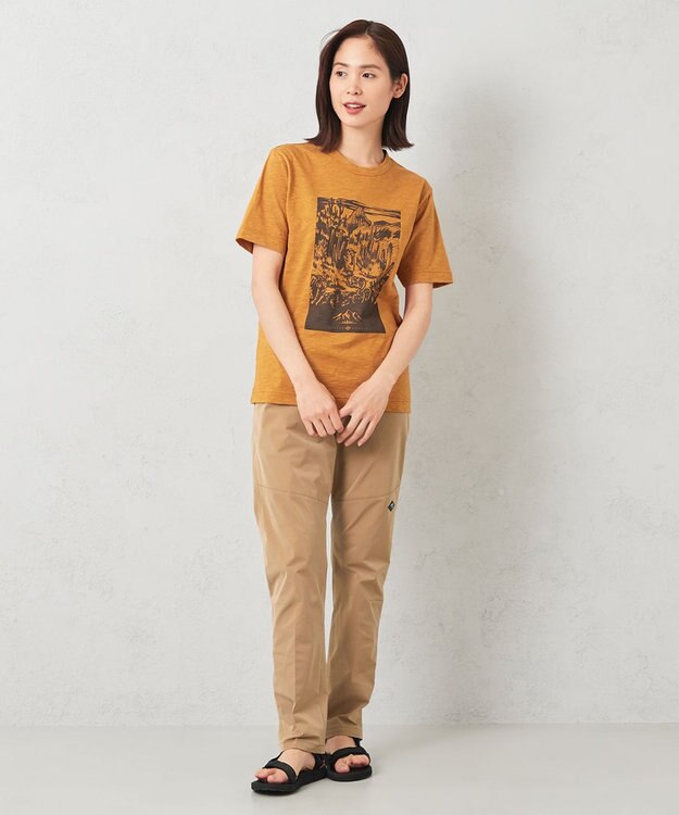 JOSEPH ABBOUD MOUNTAIN 【UNISEX】ヴィンテージオーガニック天竺 Tシャツ イエロー系