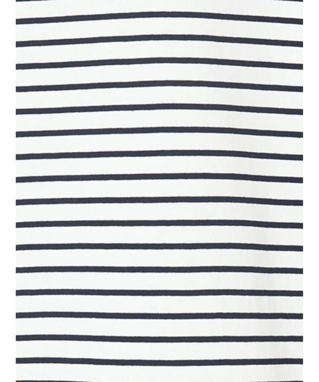 Te chichi ショルダー釦ボーダーカットソー ネイビー