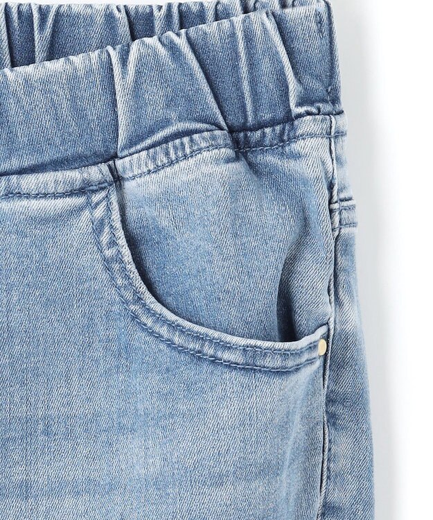 ANY 【洗濯機可/ウエストゴム/ストレッチ】ウルトライージーデニムパンツ フェードインディゴ