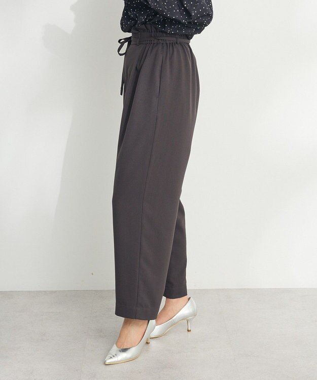 CRAFT STANDARD BOUTIQUE フリルウエストパンツ Dark Gray