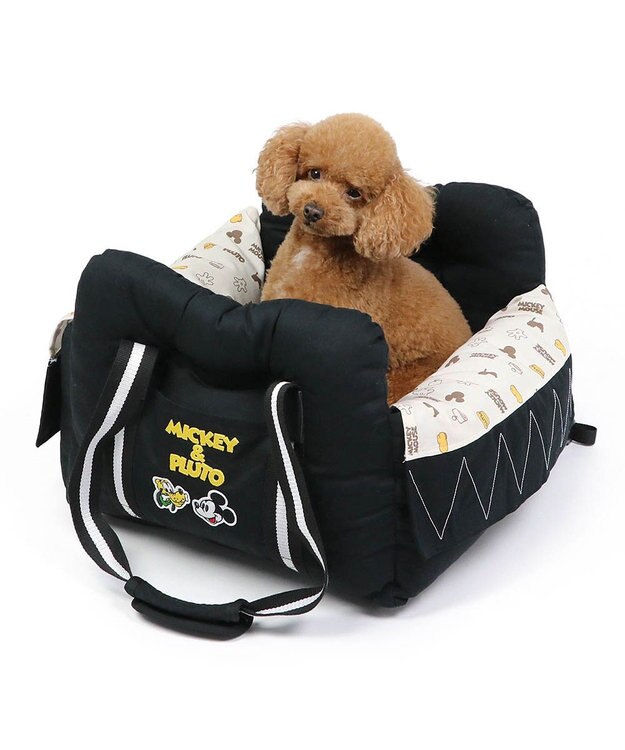 PET PARADISE ディズニー ミッキーマウス  ドライブカドラー 小型犬 ブラック
