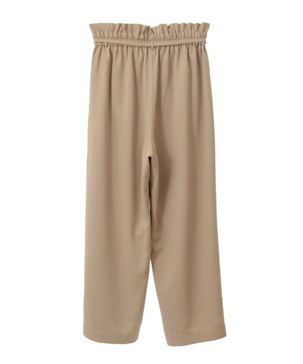 CRAFT STANDARD BOUTIQUE フリルウエストパンツ Gray Beige