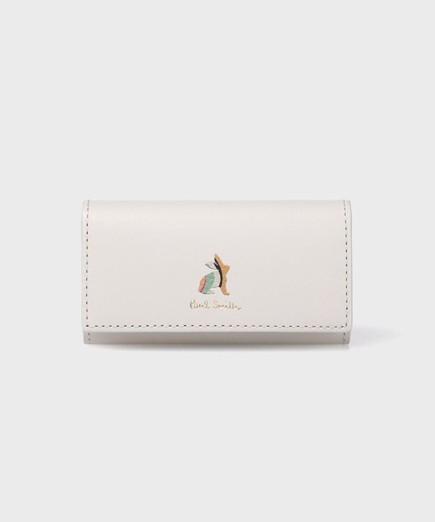Paul Smith マーケトリースワールラビット キーケース アイボリー