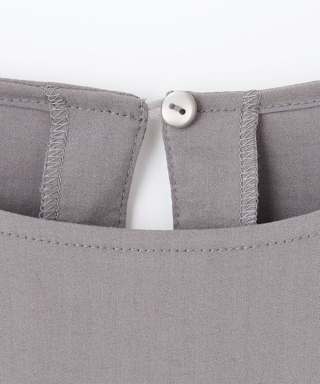 ANY 【洗濯機可能/接触冷感/UVケア】清涼リラックスブラウス グレー