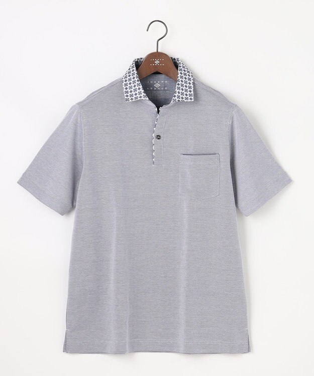 JOSEPH ABBOUD 【愛されて21年！オーガニックコットン使用】ダディ ポロシャツ ダルブルー系