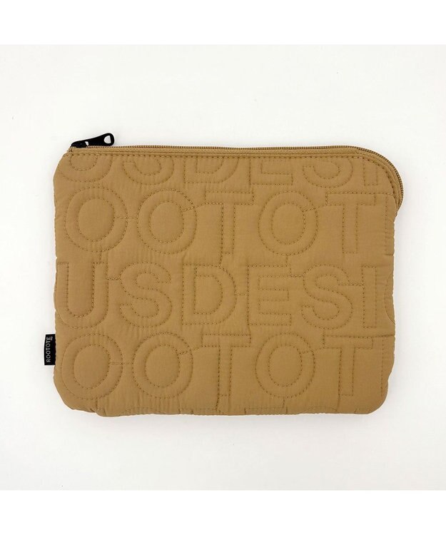 ROOTOTE 1321【オリジナル】SN.ポーチ.アルファベットスープ-キルティング-A 03：イエロークレイ