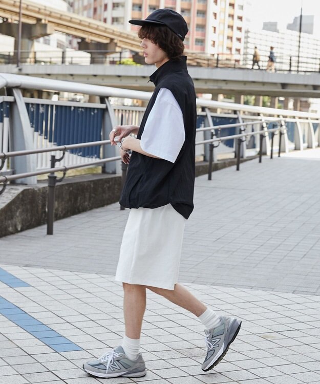 WEGO 【ウエストゴム】ヘビーウェイトカットイージーショーツ ホワイト