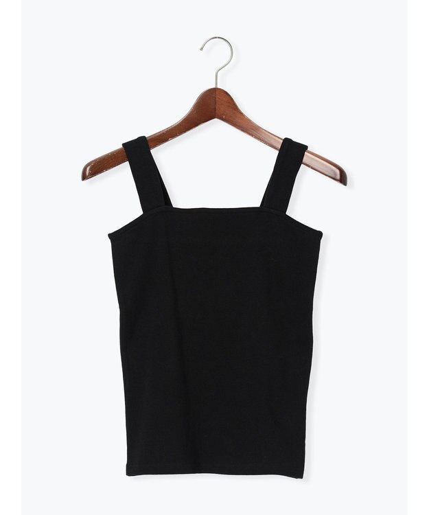 Te chichi テレコスクエアタンクトップ ブラック