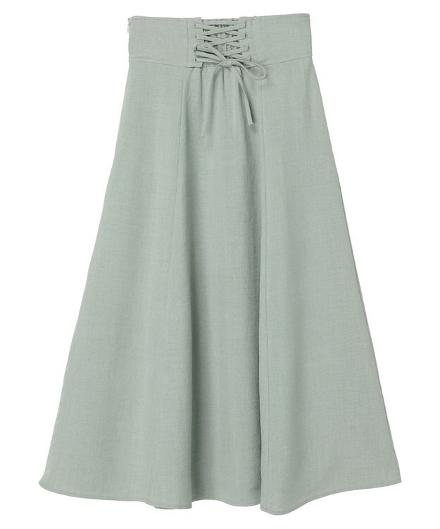 earth music&ecology バックレースアップスカート Mint Green