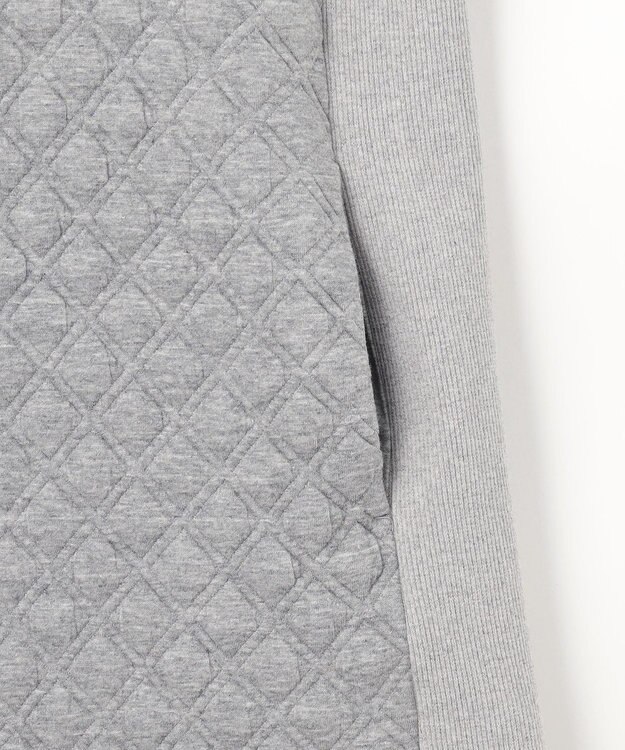 組曲 KIDS 【150-160㎝】ダイヤキルト ワンピース グレー系