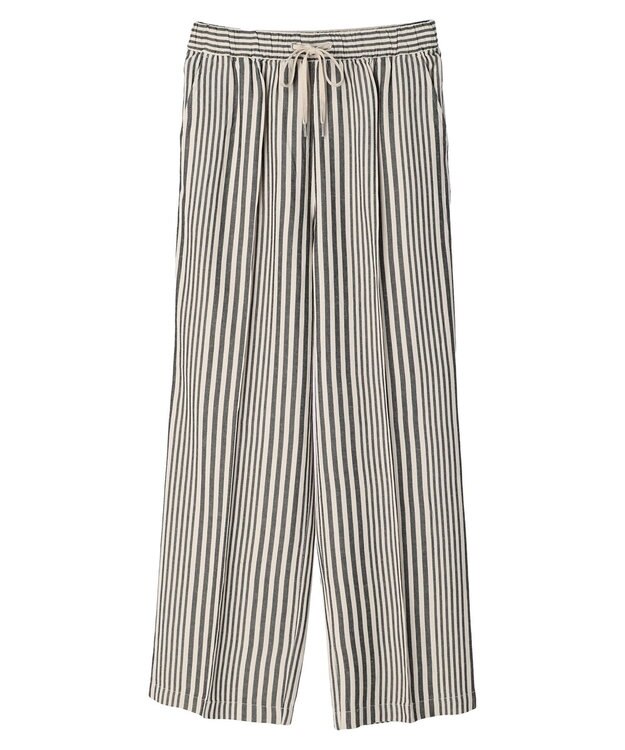AMERICAN HOLIC リネンブレンドワイドイージーパンツ Stripe