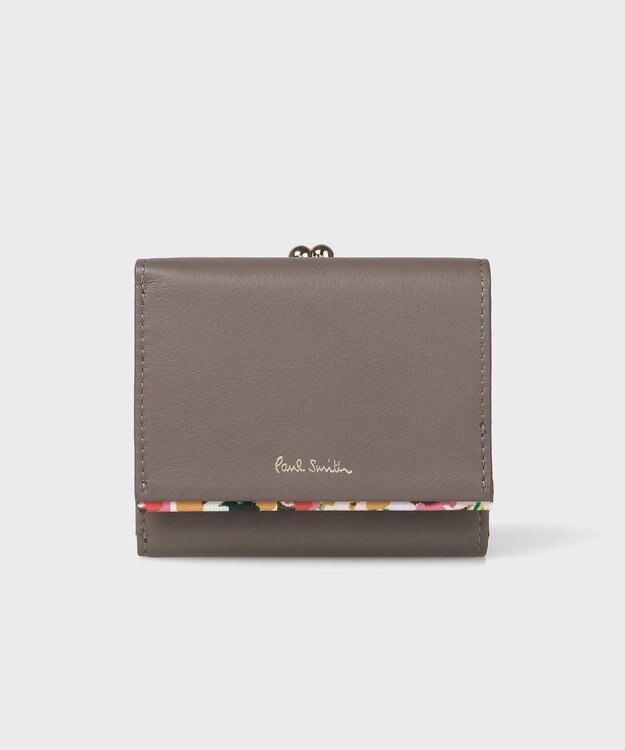 Paul Smith マーガレットプリントトリム 3つ折り財布 グレー