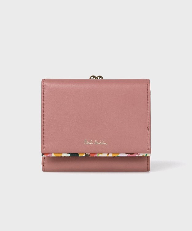 Paul Smith マーガレットプリントトリム 3つ折り財布 ピンク
