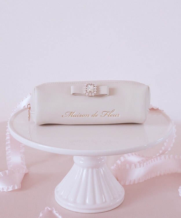 Maison de FLEUR ピンクマニアロングポーチ Light Pink