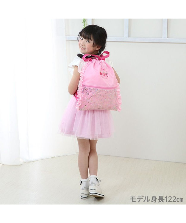 マザーガーデン フリル ナップサック キッズ リュック