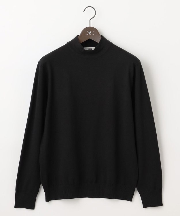 JOSEPH ABBOUD 【洗える/チクチクしない/3シーズン対応】SNOWY モックネック セーター ブラック系