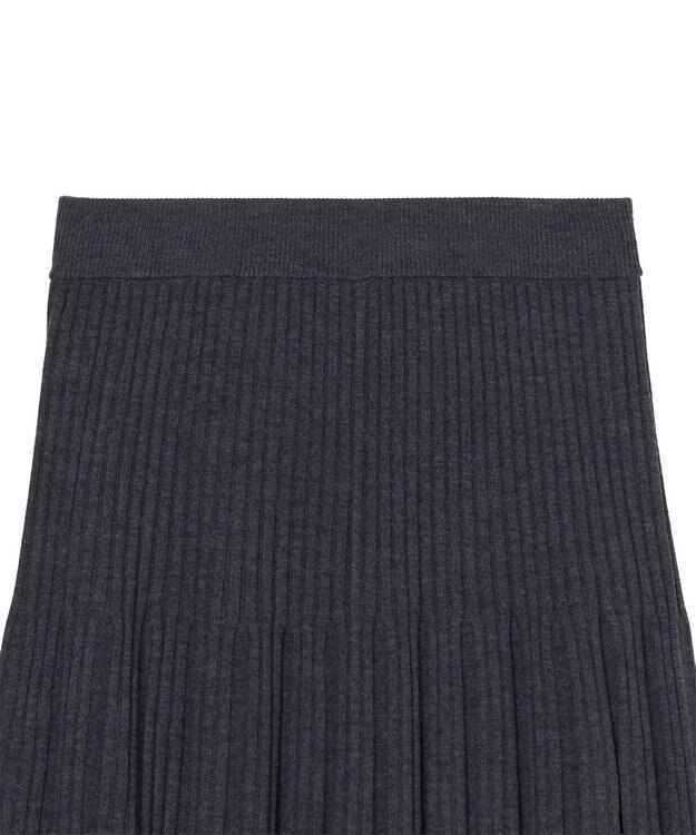 JOSEPH 【洗える】メリノウールリブ　ニットスカート Smoke