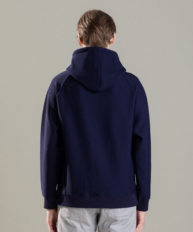 JOSEPH HOMME メッシュボンディング　パーカー ネイビー系