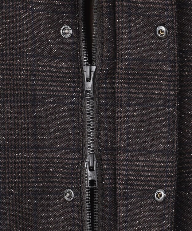 GOTAIRIKU 【山栄毛織】ウール×シルクハンティングジャケット ダークブラウン系4