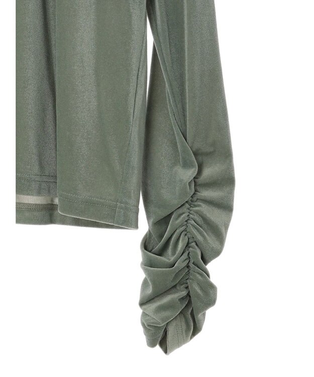 Green Parks ・ＳＵＧＡＲ　ＳＰＯＯＮ　シアーベロアハイネック Green