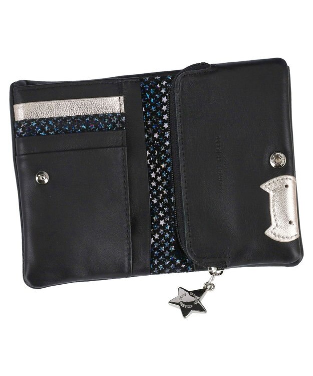 tsumori chisato CARRY きら星スター 2つ折り財布 ブラック