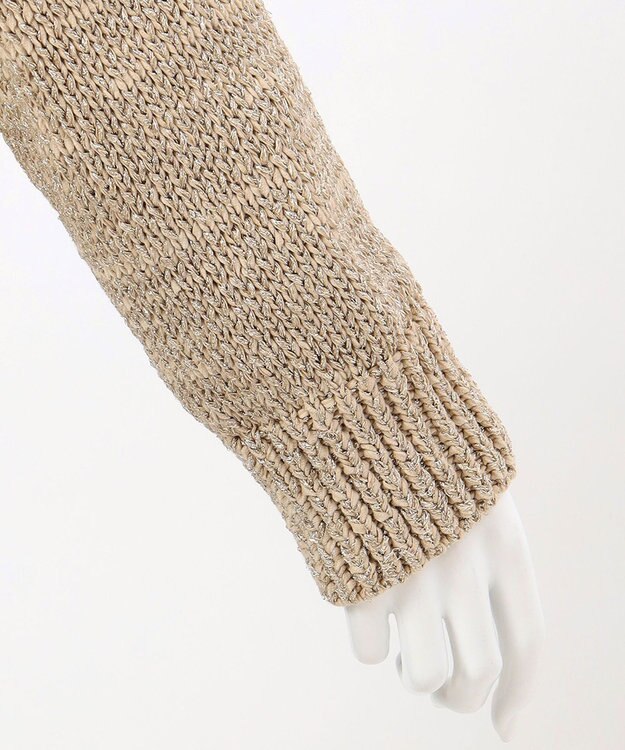 23区 【エステータ】テープヤーン ニットカーディガン ゴールド系