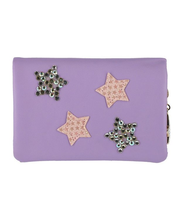 tsumori chisato CARRY きら星スター 2つ折り財布 ラベンダー