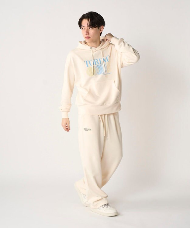OP／FILA 【Kappa】ウェルネスクラブスウェットパンツ オフホワイト