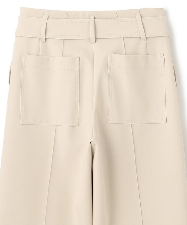 BEIGE， LAUREL / ワイドクロップドパンツ Sand