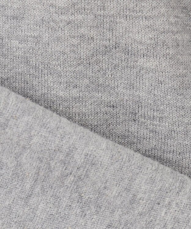 23区 【洗える】オーガニックコットンテリー ジップアップ フーディー ライトグレー系