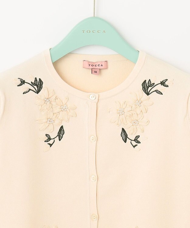 TOCCA 【洗える！】DAFFODIL カーディガン アイボリー系