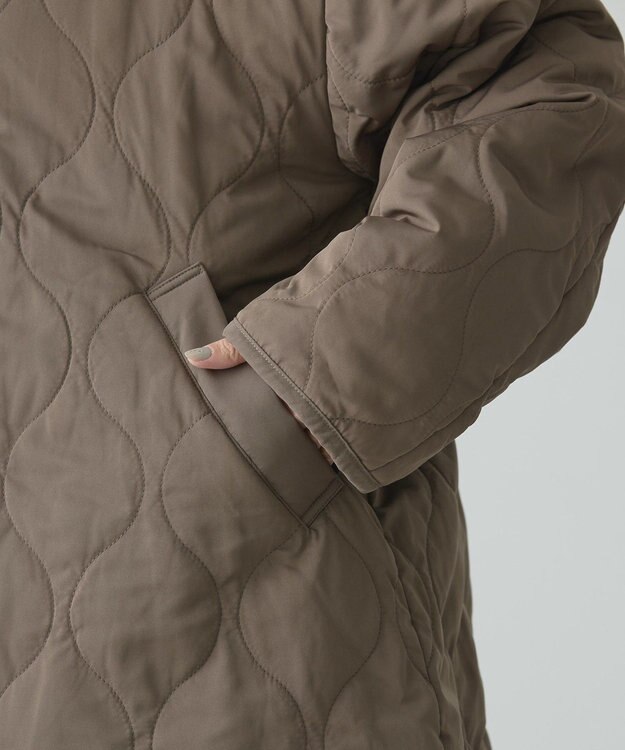 AMERICAN HOLIC 軽ポカ２ＷＡＹリバーシブルキルトアウター Mocha