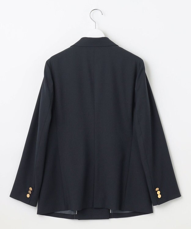 J.PRESS LADIES S 【洗える】50/2 T/Rウォッシャブルギャバ ジャケット ネイビー系