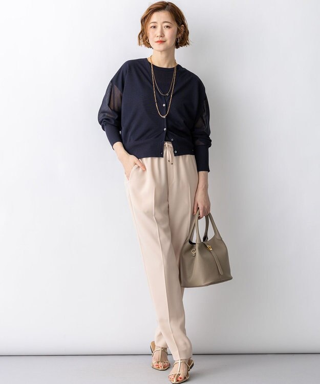 23区 【先行予約】VIOLAd'ORO シュリンクレザー 2WAY ハンドバッグ ベージュ系