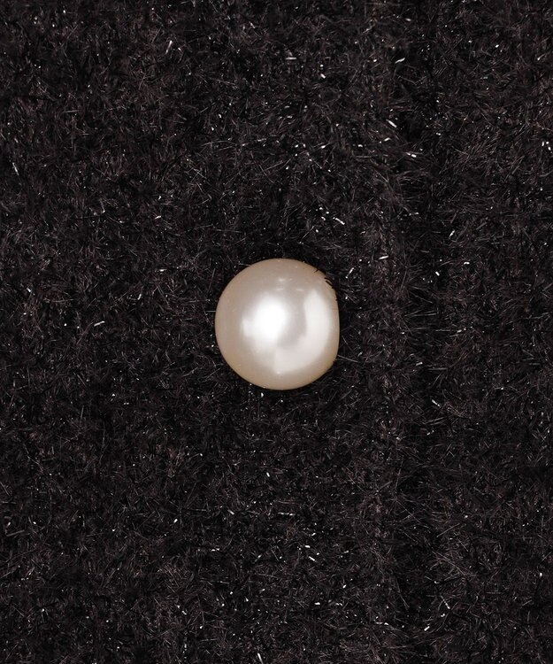 Feroux キラキラシャギー ニット カーディガン グレー系