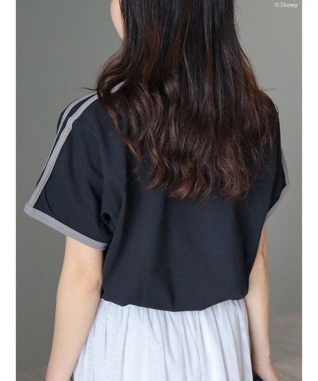 AMERICAN HOLIC ラインＴシャツ　Ｂｌａｃｋ／Ｄｉｓｎｅｙ Black