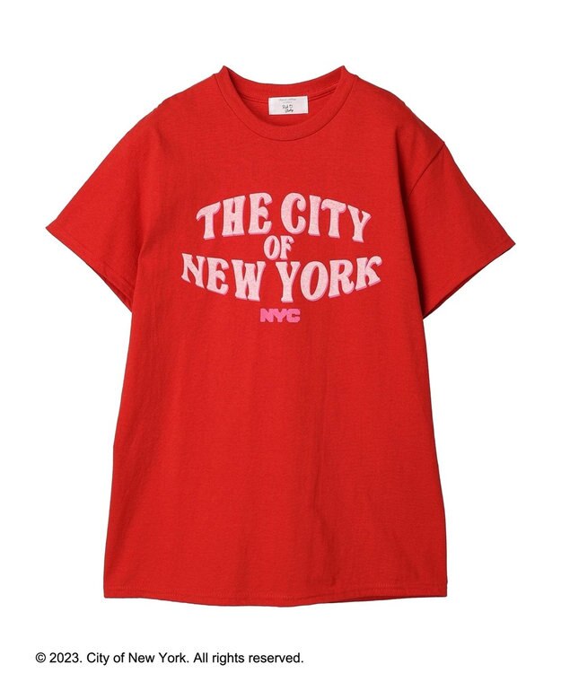 Green Parks ＮＹＣ　ロゴプリントＴシャツ Off White