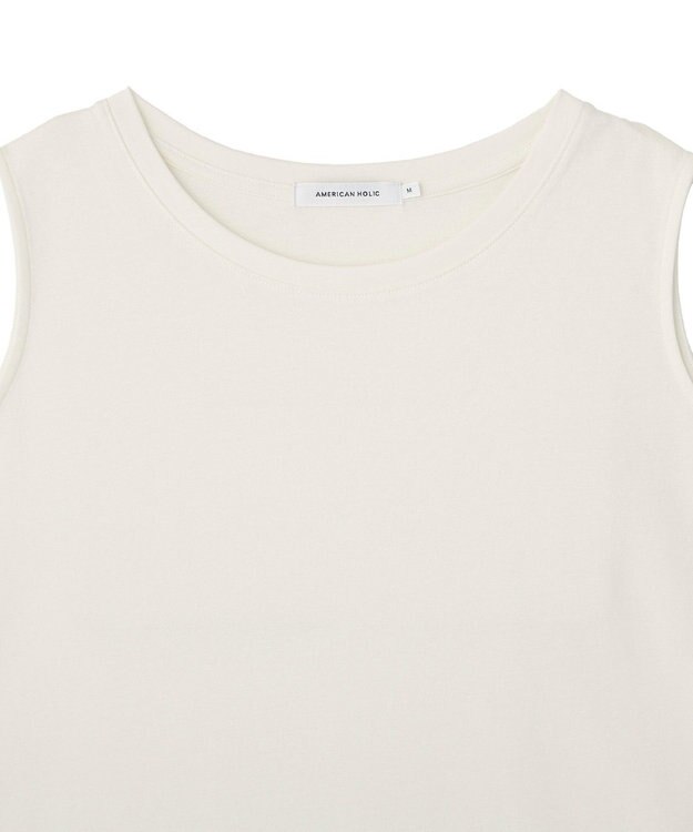 AMERICAN HOLIC ラウンドヘムタンクトップ Off White