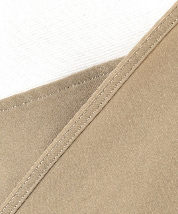 UNFILO L ビスチェ レイヤードT オフ×ベージュ